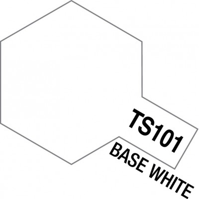 TS-101 BASE WHITE - 100ml Spray Can - TAMIYA 85101